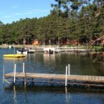 View of a dock and lake