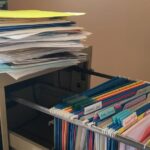 Office file cabinet organizing